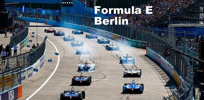 Widowiskowe wyścigi Formula E samochodów elektrycznych TOP kategorii.