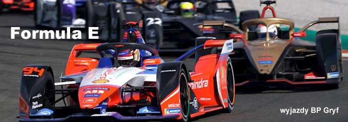 Widowiskowe wyścigi Formula E samochodów elektrycznych TOP kategorii.