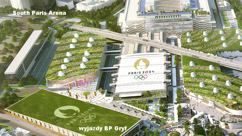 Wyjazdy na IO2024 Paryż | BP Gryf IO2024 Paryż siatkówka Arena | BP Gryf