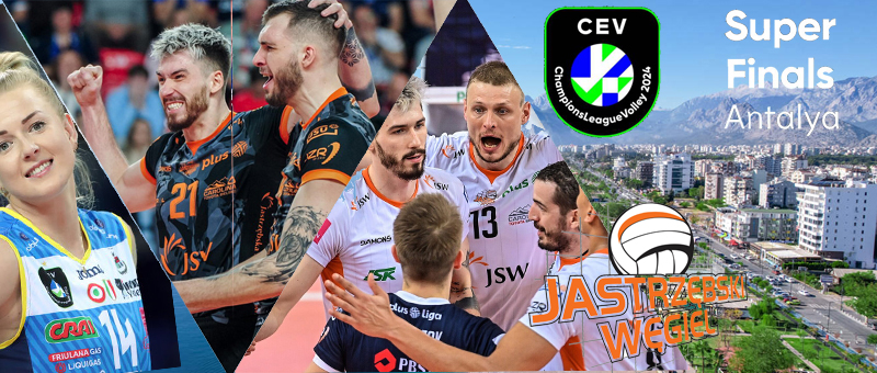 Siatkówka SuperFinals Ligi Mistrzów CEV Volley i Jastrzębski Węgiel | BP Gryf