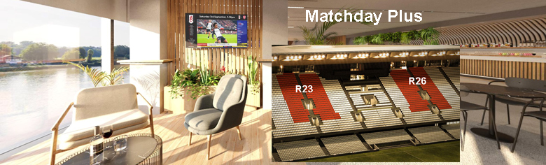 Londyn FC Fulham Matchday Plus | BP Gryf Fulham FC miejsca Matchday Plus, wyjazdy | BP Gryf