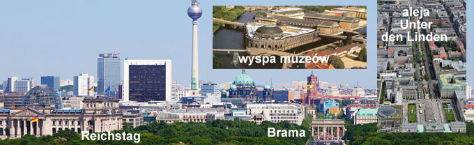 wycieczka do Berlina, panorama atrakcji miasta